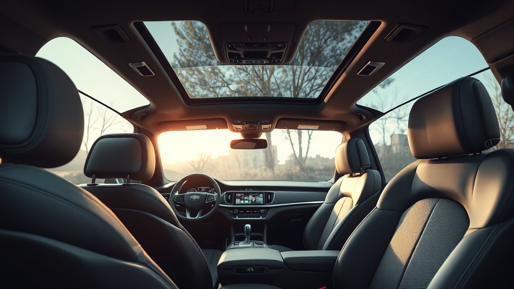 X7 M60i xDrive: 실내 공간 및 편의 기능 (realistic 스타일)