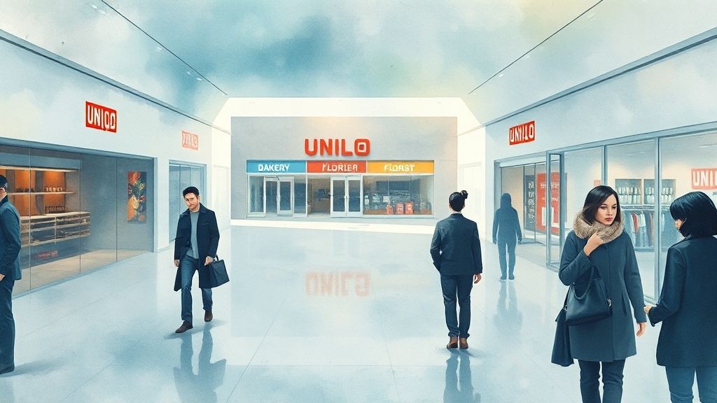 유니클로 오픈 지연 관련 정보 (watercolor 스타일)