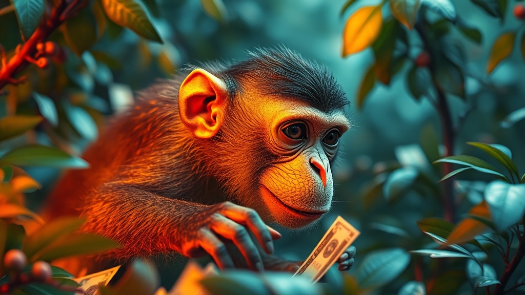 2026년 원숭이띠 재물운 (realistic 스타일)