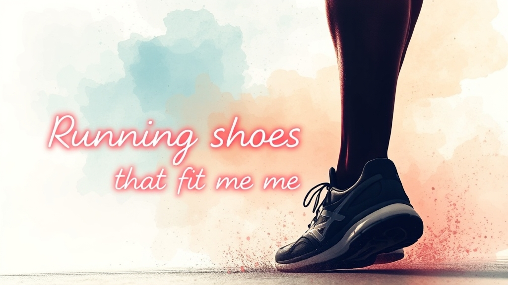 수준별 맞춤 러닝화 추천 (watercolor 스타일)