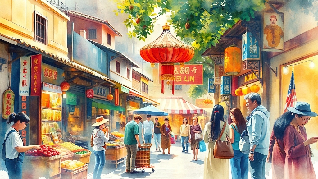 전통시장에서 알뜰하게 쓰는 법 (watercolor 스타일)