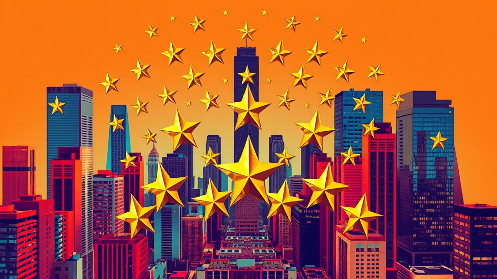 신용점수가 중요한 이유 (popart 스타일)