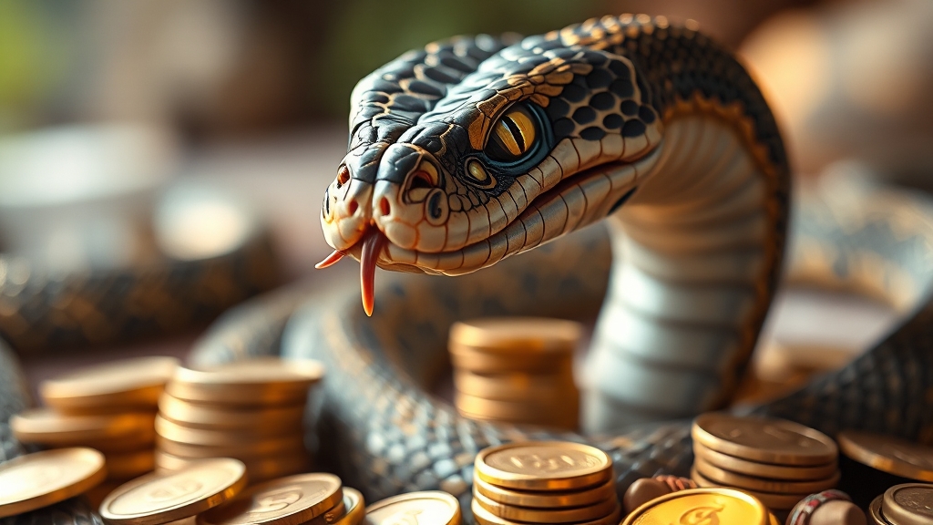 2026년 뱀띠 금전운 (realistic 스타일)