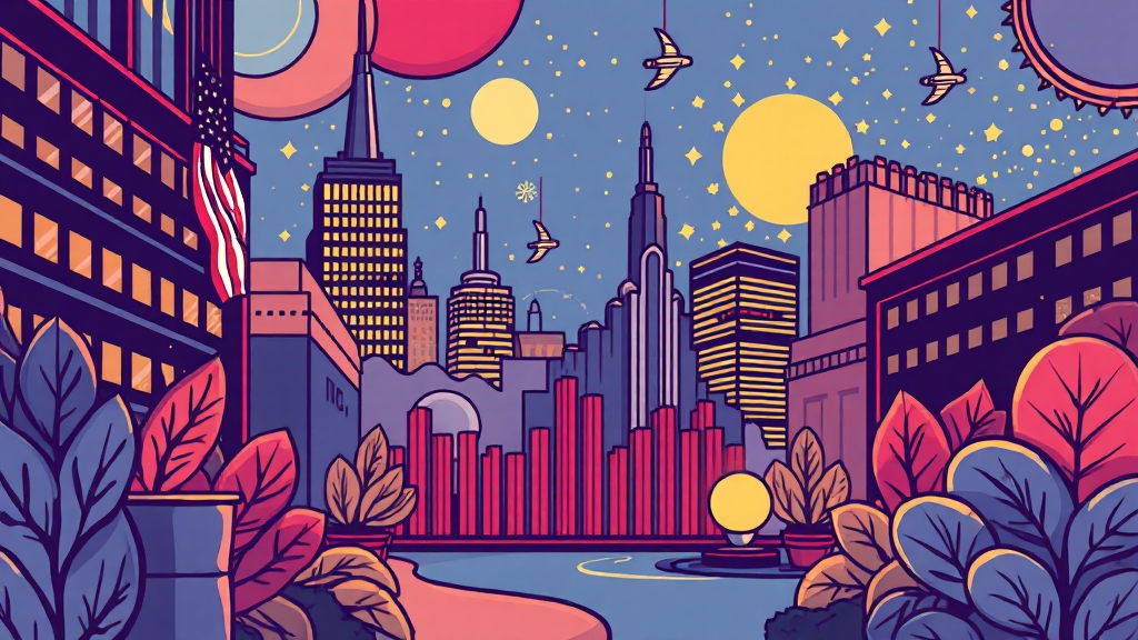 투자 전략 활용법 (illustration 스타일)