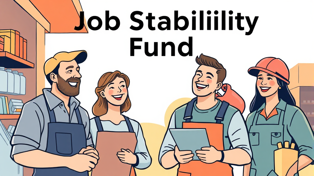 일자리 안정자금이란? illustration 스타일