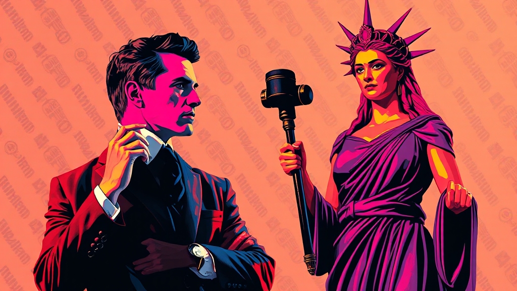 검찰청 폐지에 대한 논란과 헌법적 쟁점 (popart 스타일)