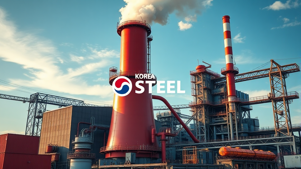 글로벌 철강 시장 변화 (realistic 스타일)