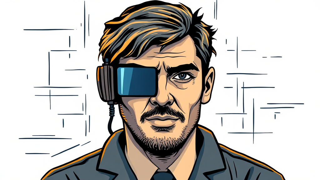 안면인증, 왜 도입될까? (illustration 스타일)