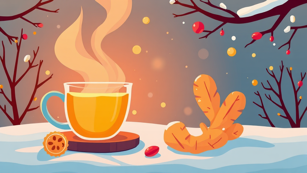 면역력 강화와 혈액순환 개선의 비밀 (cartoon 스타일)