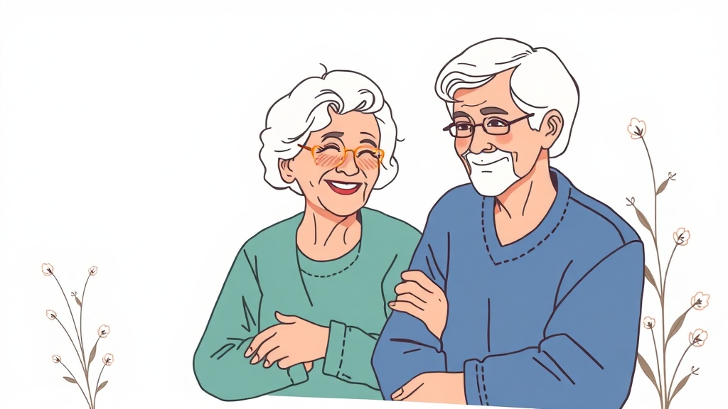 간병인보험, 왜 필요할까? (illustration 스타일)
