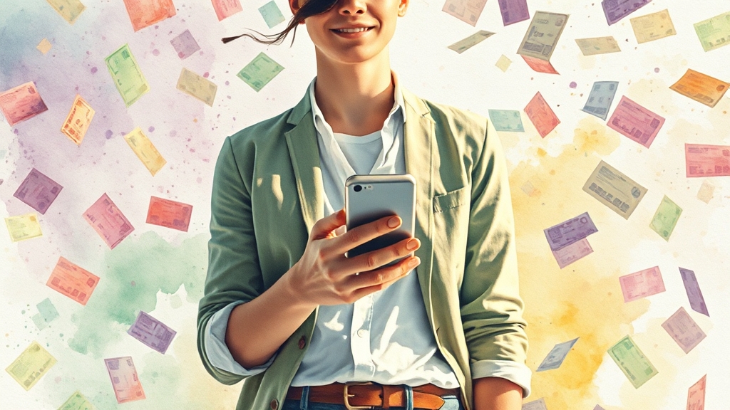 소비쿠폰, 어떻게 신청하나요? (watercolor 스타일)