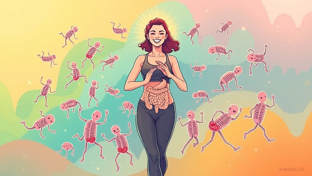 BNR17 유산균, 무엇이 특별할까? (illustration 스타일)