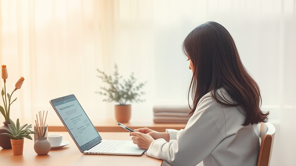 비대면 진료, 편리하게 이용하세요 (watercolor 스타일)