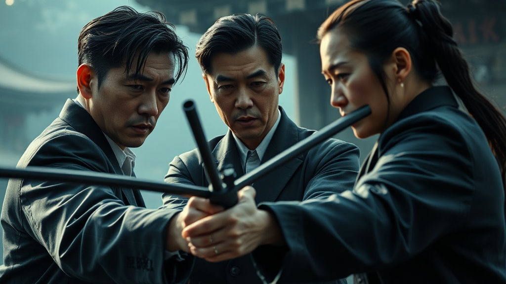 영화 ‘삼악도’ 등장인물 및 배우 분석 (realistic 스타일)