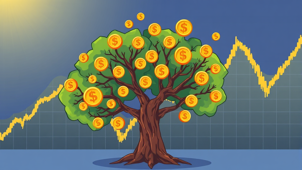 외화통장 투자 전략 (cartoon 스타일)