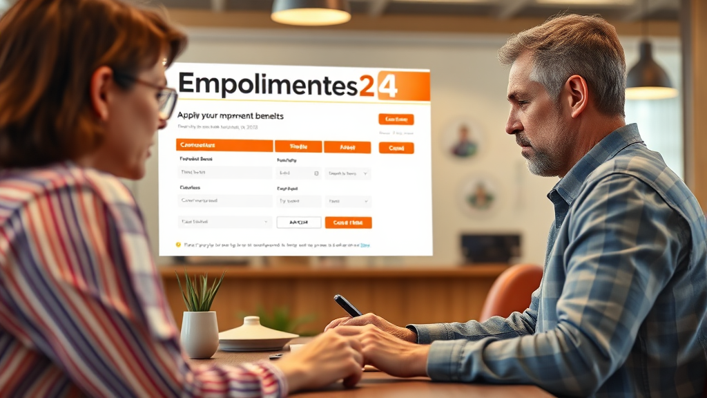 실업인정 신청서, 이렇게 작성하세요! (realistic 스타일)