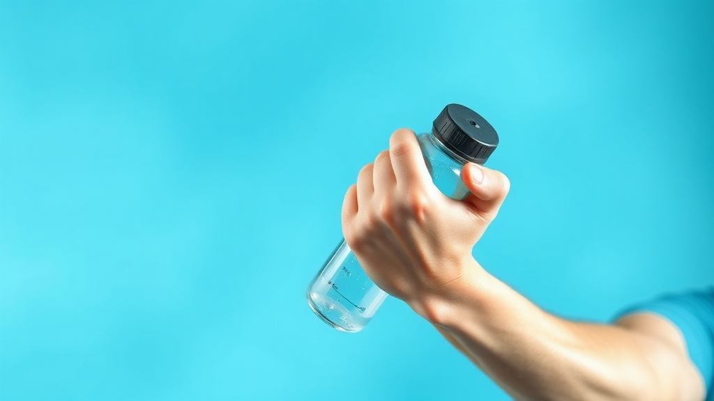 크레아틴 부작용 & 주의사항 (watercolor 스타일)