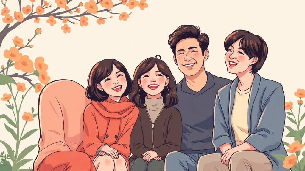 완전체 재회, 10년 만의 새로운 케미 (illustration 스타일)