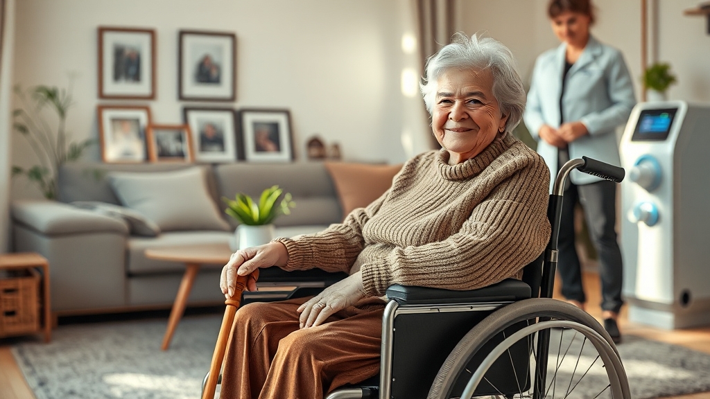 장애인/노인 등 대상별 생활지원 서비스 (realistic 스타일)