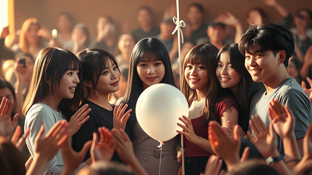 재결합 과정과 팬들의 기대 (realistic 스타일)