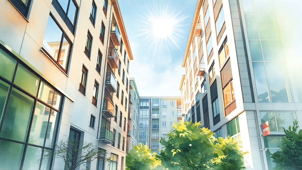 깨끗한 유리창, 꾸준히 관리하세요! (watercolor 스타일)