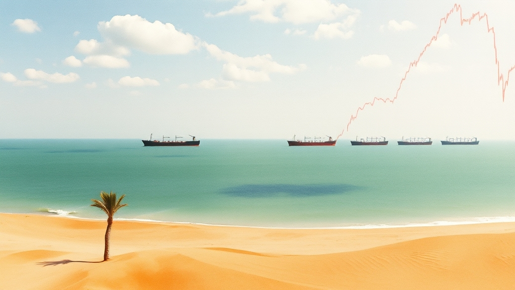 국제 유가 영향 (watercolor 스타일)