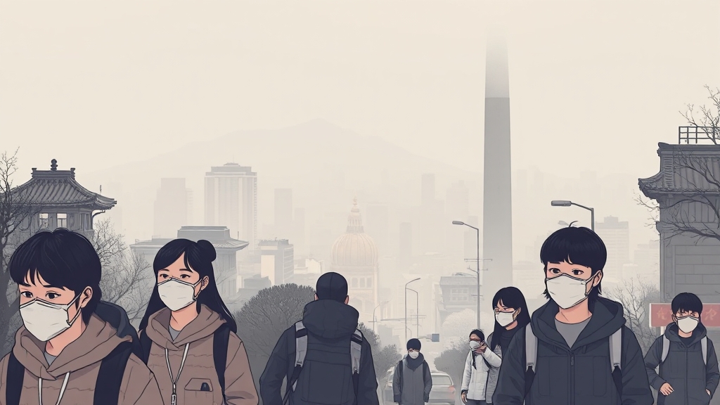 미세먼지, 무엇일까요? (illustration 스타일)