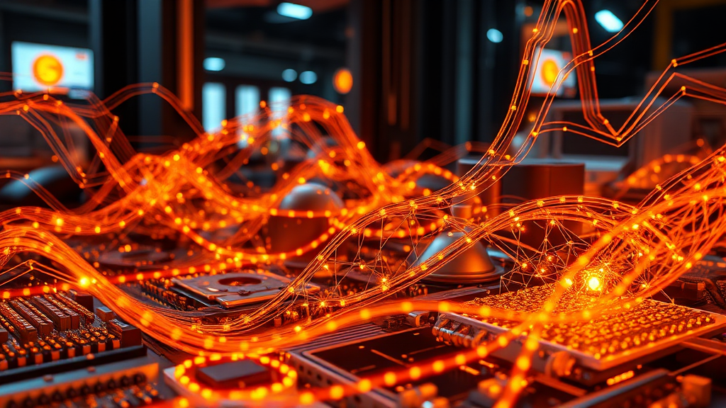 HBM 시장의 성장과 경쟁 심화: 기회와 도전 (realistic 스타일)