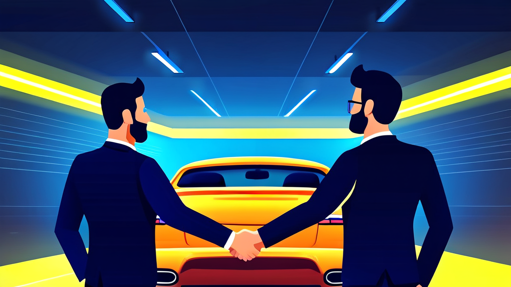 침수차량, 어떻게 확인하고 피할 수 있을까? (illustration 스타일)