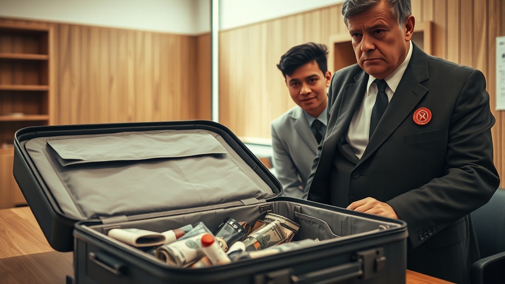 세관 검사 유의사항 & 마약 단속 (realistic 스타일)