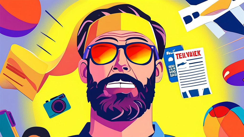 해외여행 중 사고 발생 시 대처 방법 (cartoon 스타일)