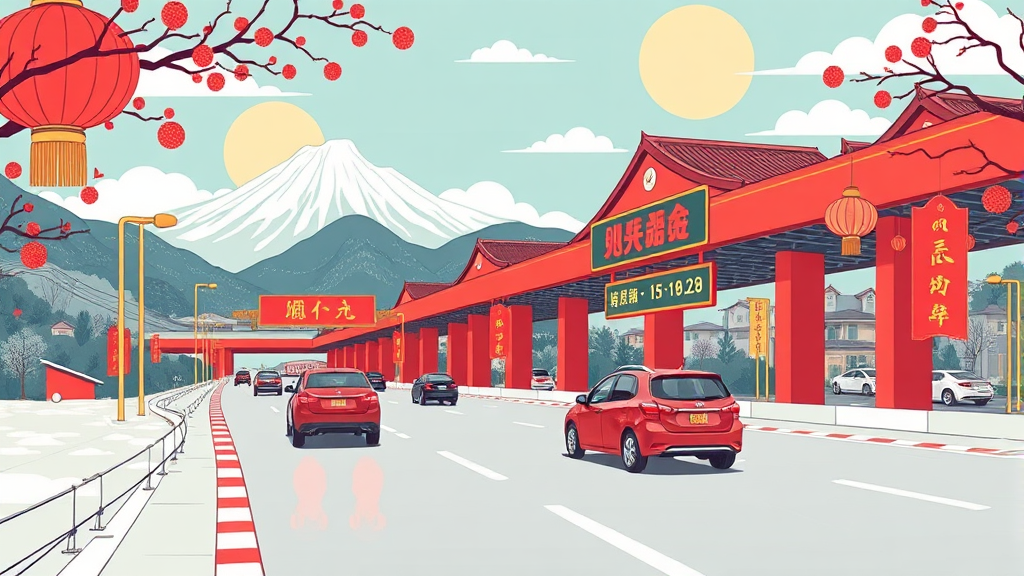 통행료 면제 기간 및 대상 상세 안내 (illustration 스타일)