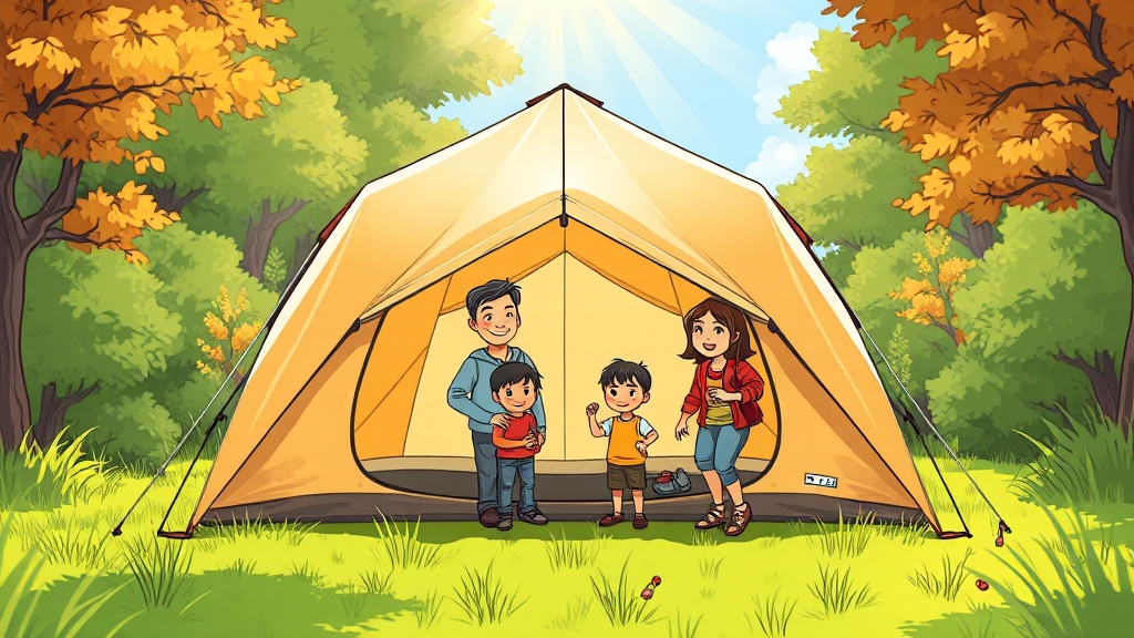 에어텐트 장단점 및 구매 가이드 (cartoon 스타일)