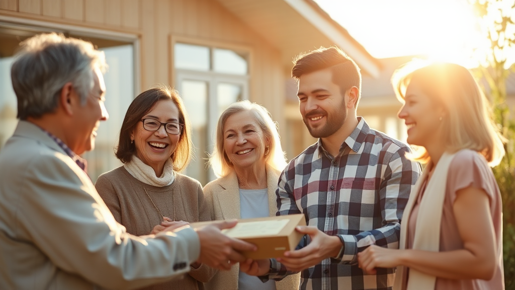 상속세 절세 팁 (realistic 스타일)