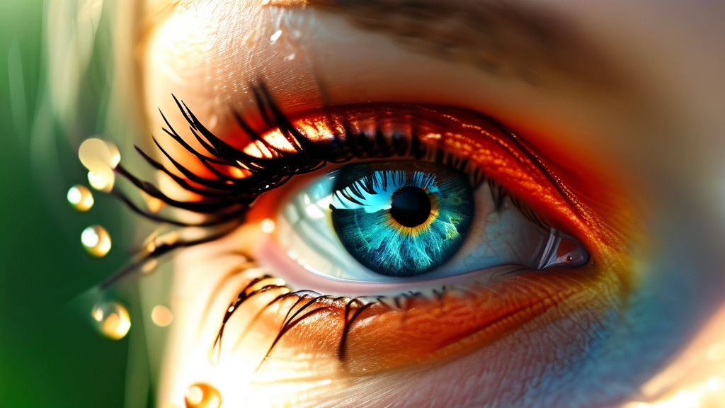 안구건조증, 전문가의 조언을 들어보세요 (realistic 스타일)