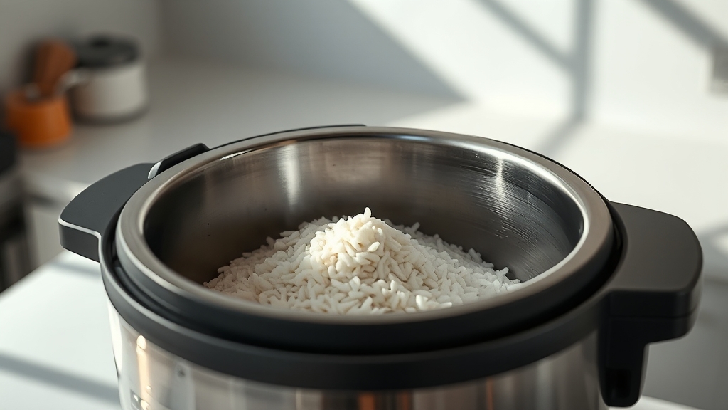 저당밥솥 종류 및 선택 가이드 (realistic 스타일)