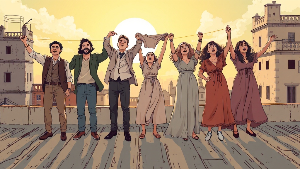 뮤지컬 빨래: 캐스트 및 넘버 분석 (illustration 스타일)