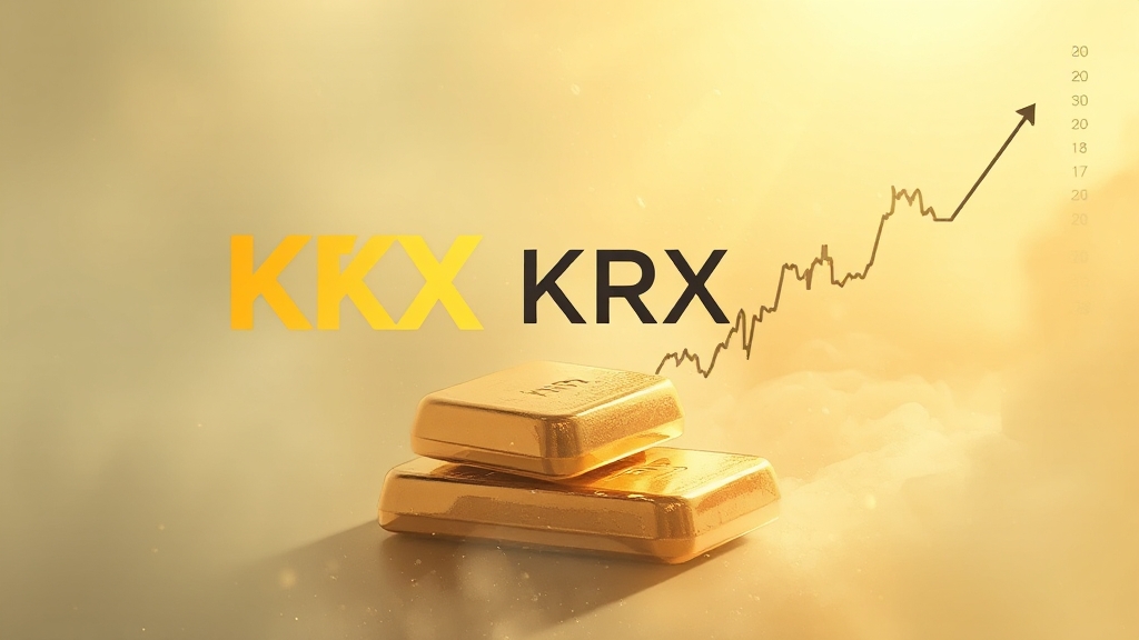 KRX 금 시장의 장점과 주의사항 (watercolor 스타일)