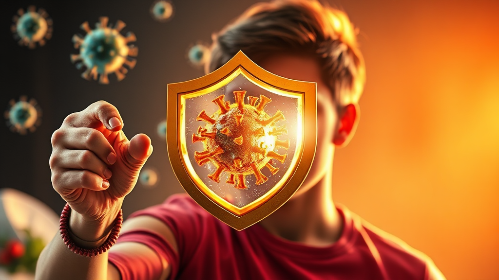 면역력 관리, 어떻게 해야 할까? (realistic 스타일)