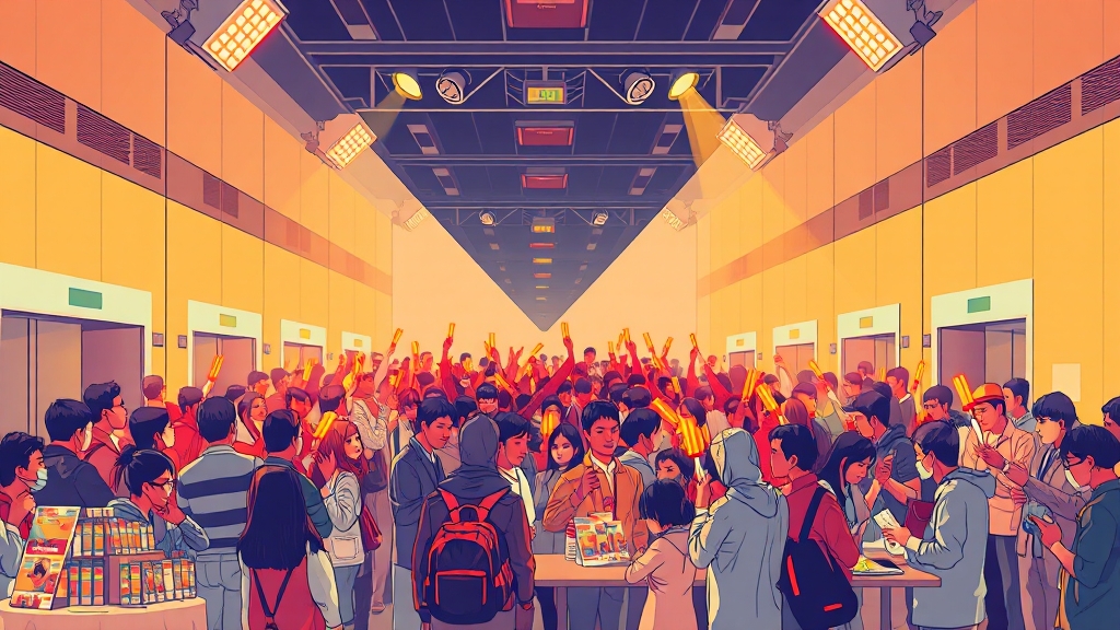 방청 현장, 분위기는? (illustration 스타일)