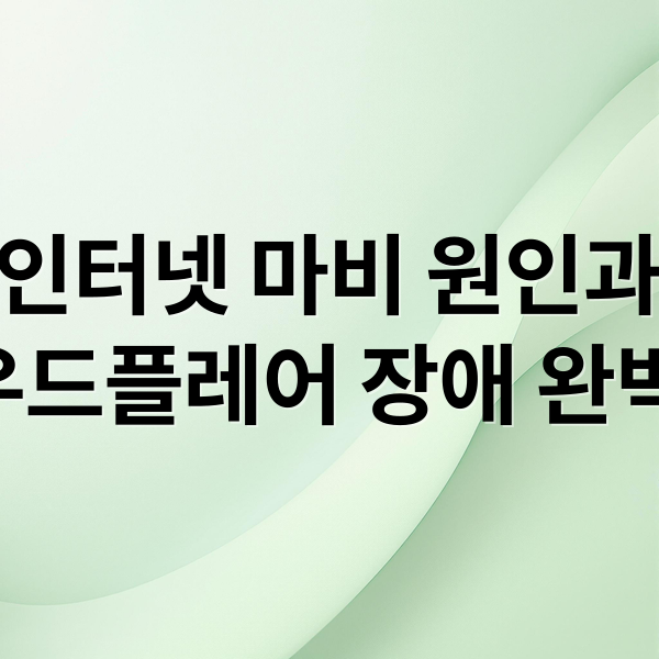 전 세계 인터넷 마비 원인과 해결책: 클라우드플레어 장애 완벽 분석 (인터넷 마비 원인)