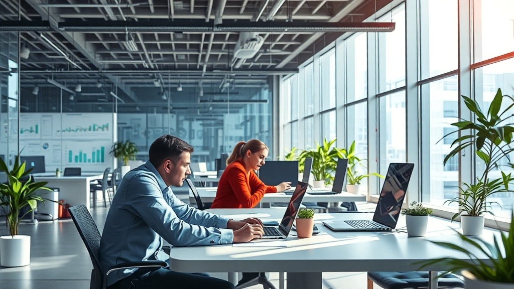 구글 워크스페이스 연동 효과 (realistic 스타일)