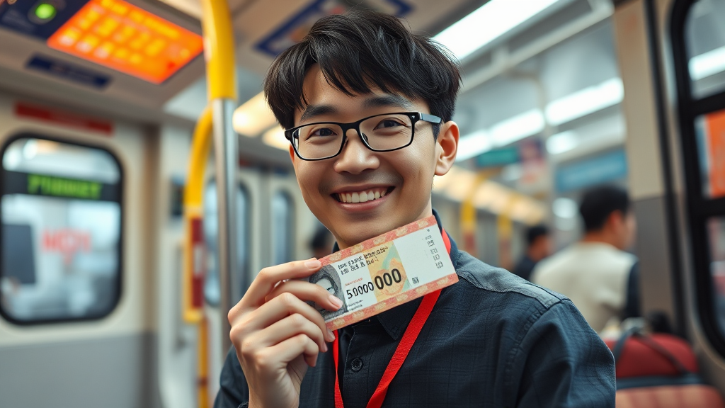 교통비 절감 (realistic 스타일)