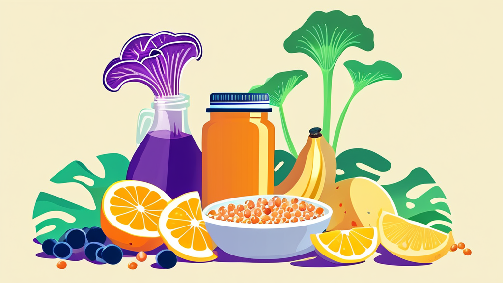 하시모토 갑상선염 치료, 호르몬 조절과 염증 관리 (illustration 스타일)