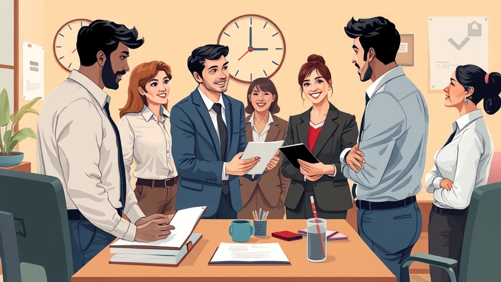 알바 퇴직금 관련 FAQ (illustration 스타일)