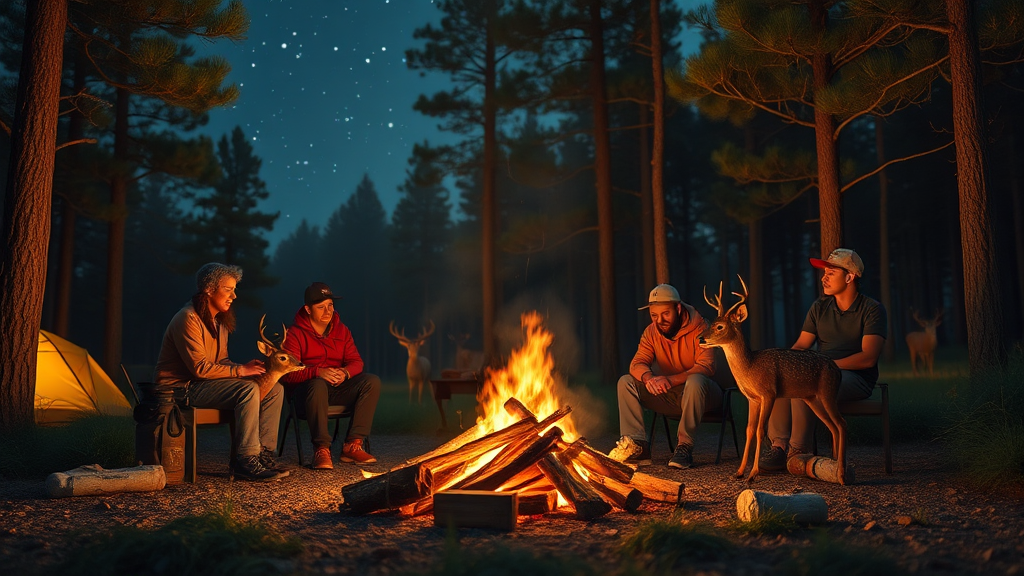 밤에는 불멍 타임! (realistic 스타일)