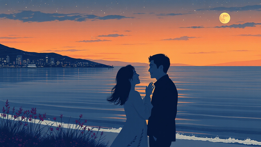 유력 후보 커플 심층 분석 (illustration 스타일)