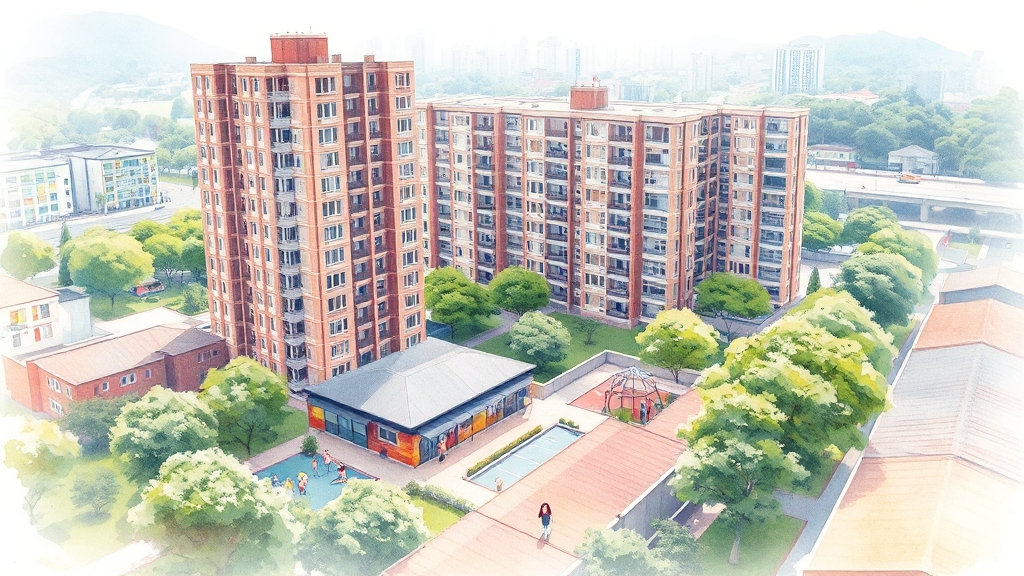 풍무 해링턴, 단지 특징은? (watercolor 스타일)