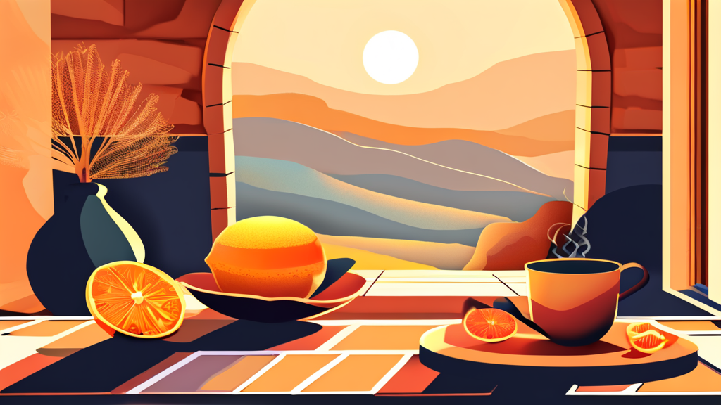 강황가루 섭취 시 꼭 알아야 할 주의사항 (illustration 스타일)