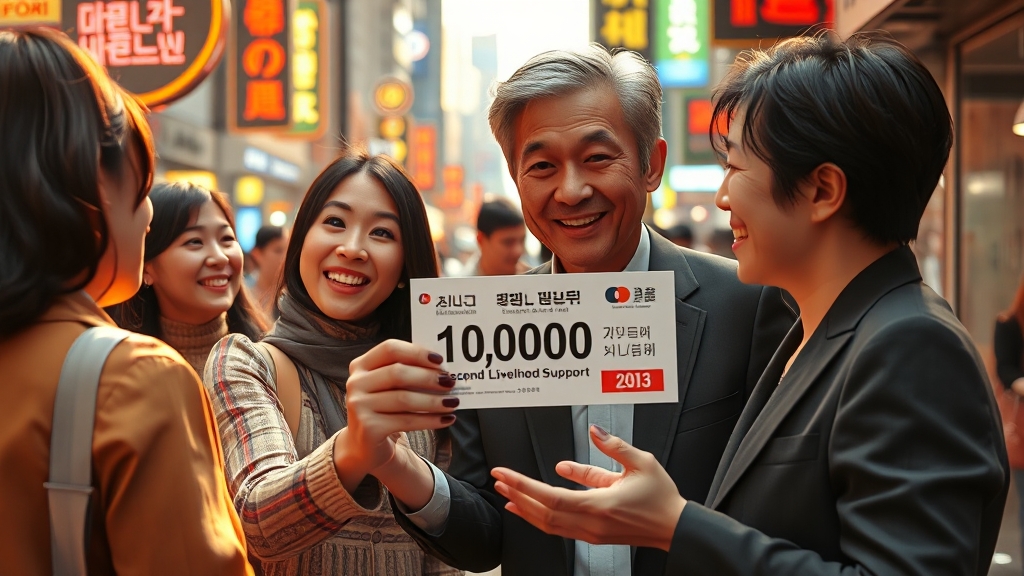 2차 지원금, 왜 중요할까? (realistic 스타일)